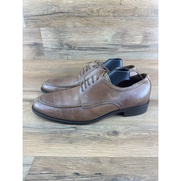 Massimo Matteo size 9 M Italian cap toe leather dress shoes